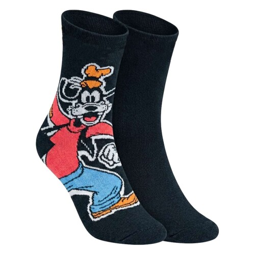 Meia juvenil masculino Mickey e amigos cano longo com 01 unidade tamanho 30 ao 35 Trifil