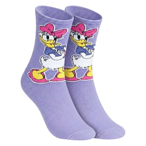 Meia juvenil masculino Mickey e amigos cano longo com 01 unidade tamanho 30 ao 35 Trifil