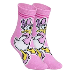 Meia juvenil masculino Mickey e amigos cano longo com 01 unidade tamanho 30 ao 35 Trifil
