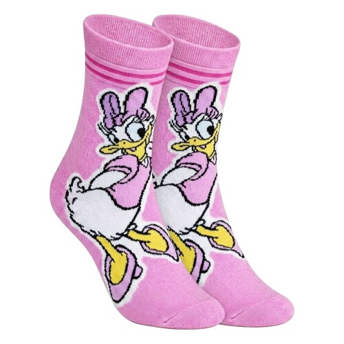 Meia juvenil masculino Mickey e amigos cano longo com 01 unidade tamanho 30 ao 35 Trifil