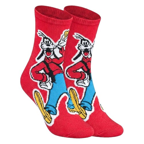 Meia juvenil masculino Mickey e amigos cano longo com 01 unidade tamanho 30 ao 35 Trifil