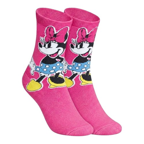 Meia juvenil masculino Mickey e amigos cano longo com 01 unidade tamanho 30 ao 35 Trifil