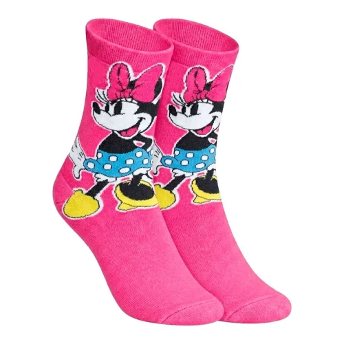 Meia infantil feminina Mickey e amigos cano longo com 01 unidade tamanho 24 ao 29 Trifil Meia infantil feminina Mickey e amigos cano longo com 01 unidade tamanho 24 ao 29 Trifil