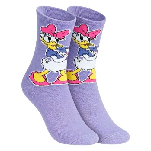 Meia infantil feminina Mickey e amigos cano longo com 01 unidade tamanho 24 ao 29 Trifil Meia infantil feminina Mickey e amigos cano longo com 01 unidade tamanho 24 ao 29 Trifil