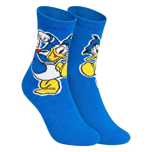 Meia infantil masculina Mickey e amigos cano longo com 01 unidade tamanho 24 ao 29 Trifil