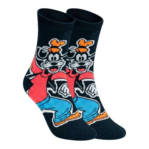 Meia infantil masculina Mickey e amigos cano longo com 01 unidade tamanho 24 ao 29 Trifil