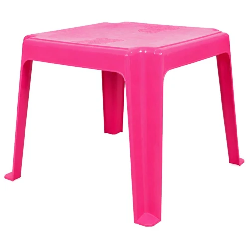 Mesa plástica infantil Rosa 50x50cm 1101 Mesa plástica infantil Rosa 50x50cm 1101