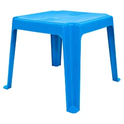 Mesa plástica infantil azul 50x50cm 1101