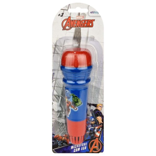 Microfone com eco Avengers Marvel Etitoys