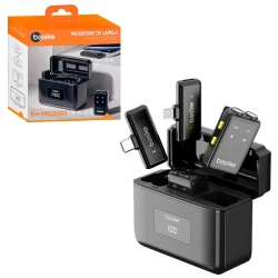 Microfone de lapela usb com 02 receptores BA-MIC0005 Inova