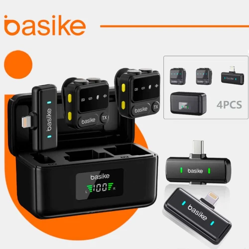 Microfone de lapela usb com 02 receptores BA-MIC0005 Inova