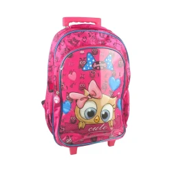Mochila com rodinha corujinhas 39x30cm risovit