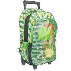 Mochila com rodinha dinossauro 39,5x30cm