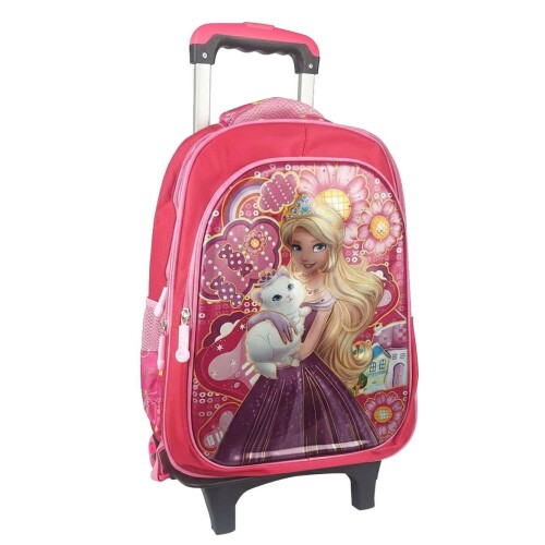Mochila com rodinha princesa 39x28cm Mochila com rodinha princesa 39x28cm