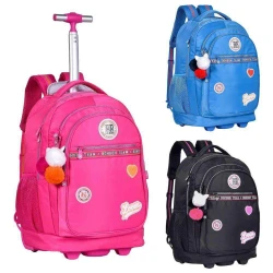 Mochila com rodinha rebecca bonbon 47x36cm sortidas Clio Style