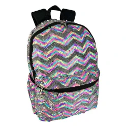 Mochila feminina com lantejoulas 42x30cm sortidas Clio Style