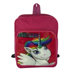 Mochila infantil feminina 25x32cm personagens sortidos
