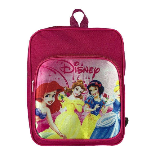Mochila infantil feminina 25x32cm personagens sortidos