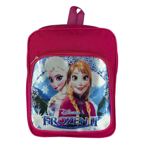 Mochila infantil feminina 25x32cm personagens sortidos