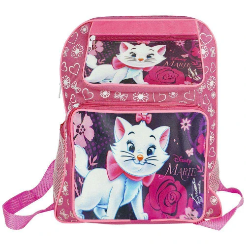 Mochila infantil 30x40 personagens sortidos Kit