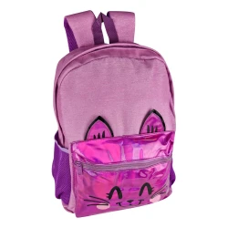Mochila infantil feminia gato 44x34cm sortido Wincy