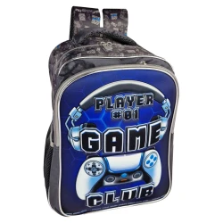 Mochila infantil menino Video Game 42x30cm