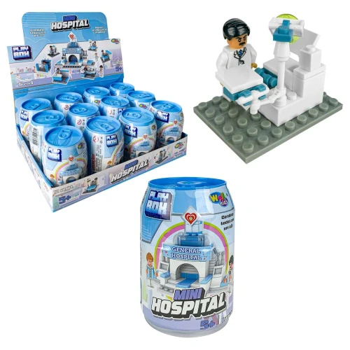 Monte e brinque mini hospital sortido Wellmix Monte e brinque mini hospital sortido Wellmix