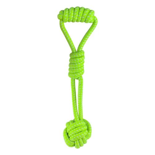 Mordedor para cachorro puxador corda 29cm Fluffie
