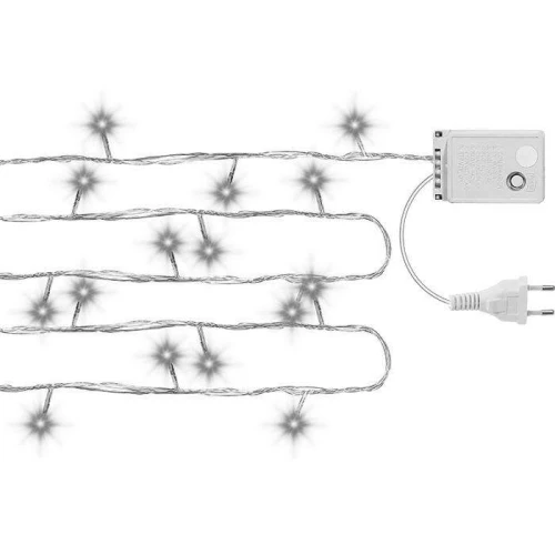 Natal pisca pisca com 100 lâmpadas led branco frio 8 funções 9mt Newway