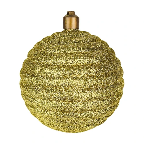 Natal Bola decorativa gliter 10cm sortida