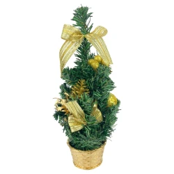 Natal árvore 60cm verde decorada