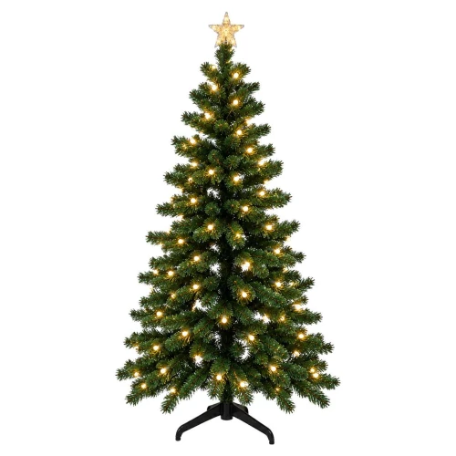 Natal árvore com led bolinha branco quente 180cm Multiart
