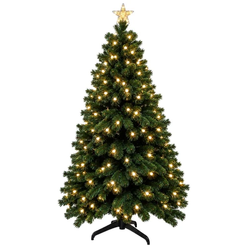 Natal árvore com led bolinha branco quente 180cm Multiart