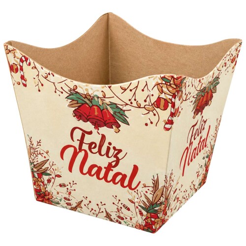 Natal cachepot papelão 9,5x9,5x12cm 2005 Natal cachepot papelão 9,5x9,5x12cm 2005