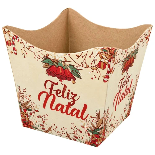Natal cachepot papelão 9,5x9,5x12cm 2005 Natal cachepot papelão 9,5x9,5x12cm 2005