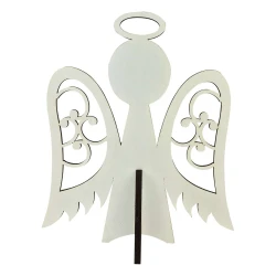 Natal enfeite MDF anjo 22,5cm