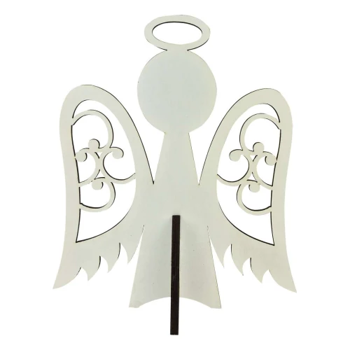Natal enfeite MDF anjo 22,5cm