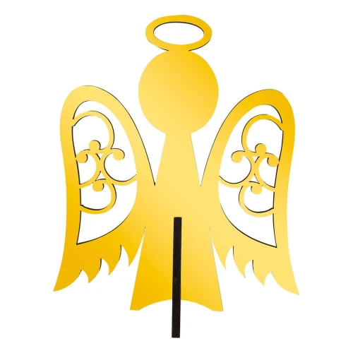 Natal enfeite MDF anjo 22,5cm