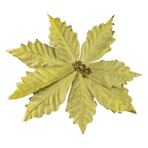 Natal flor Pick gliter 30cm sortido RMI6713 Rio Master