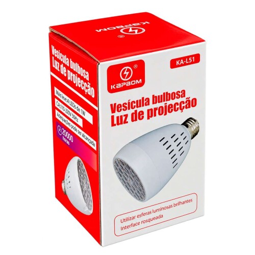 Natal lâmpada LED giratória colorida com bocal Natal lâmpada LED giratória colorida com bocal