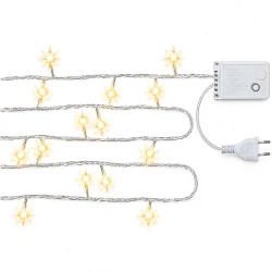 Natal pisca cortina 120 led 3x1 metros branco quente