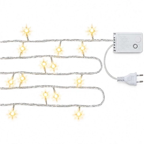 Natal pisca cortina 120 led 3x1 metros branco quente