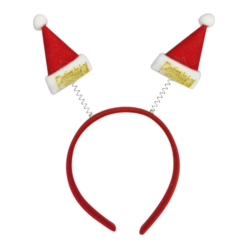 Natal tiara com anteninha natalina 23x17cm Rio Master