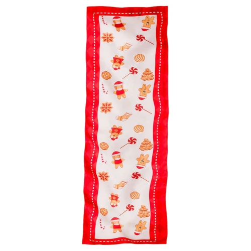 Natal trilho de mesa decorado 30x120cm Natal trilho de mesa decorado 30x120cm