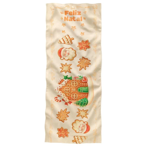 Natal trilho de mesa decorado 30x120cm Natal trilho de mesa decorado 30x120cm