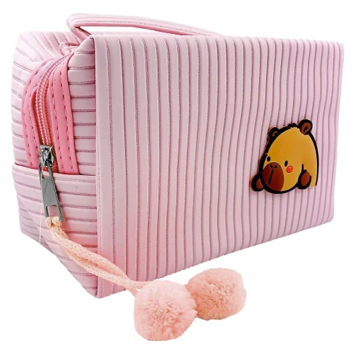 Necesser com 01 zíper 13x21cm decorada capivara Interponte