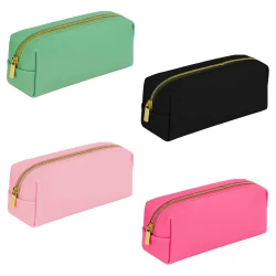 Necesser com 01 zíper feminina 20x12cm lisa organiz sortidas Ke Home