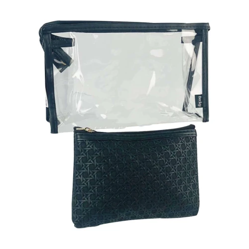 Necesser com 01 ziper kit 2 peças Necesser com 01 ziper kit 2 peças