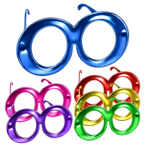 Óculos plástico colorido formas sortidas Óculos plástico colorido formas sortidas