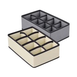 Organizador de gavetas tnt com 6 divisorias 28x14x10cm